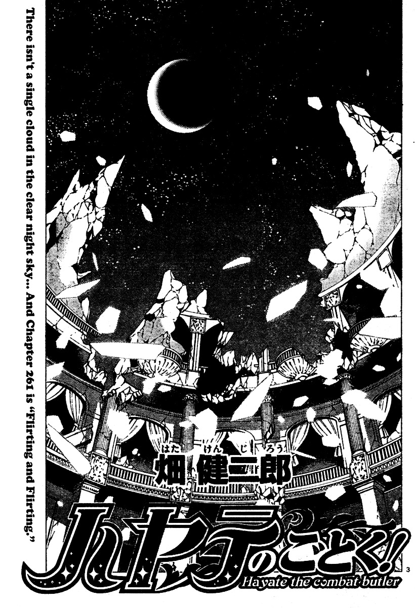 Hayate no Gotoku! Chapter 261 page 3 - Chapter 261 : Flirting And Flirting