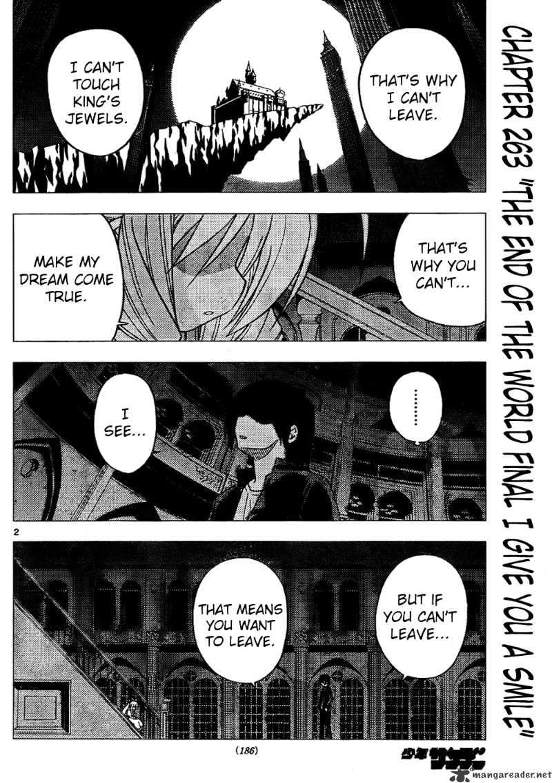 Hayate no Gotoku! Chapter 263 page 2 - Chapter 263 : The End of The World Final, I Give You a Smile