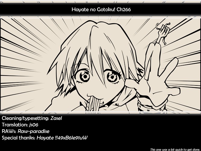 Hayate no Gotoku! Chapter 266 page 16 - Chapter 266 : And It Becomes a Smile