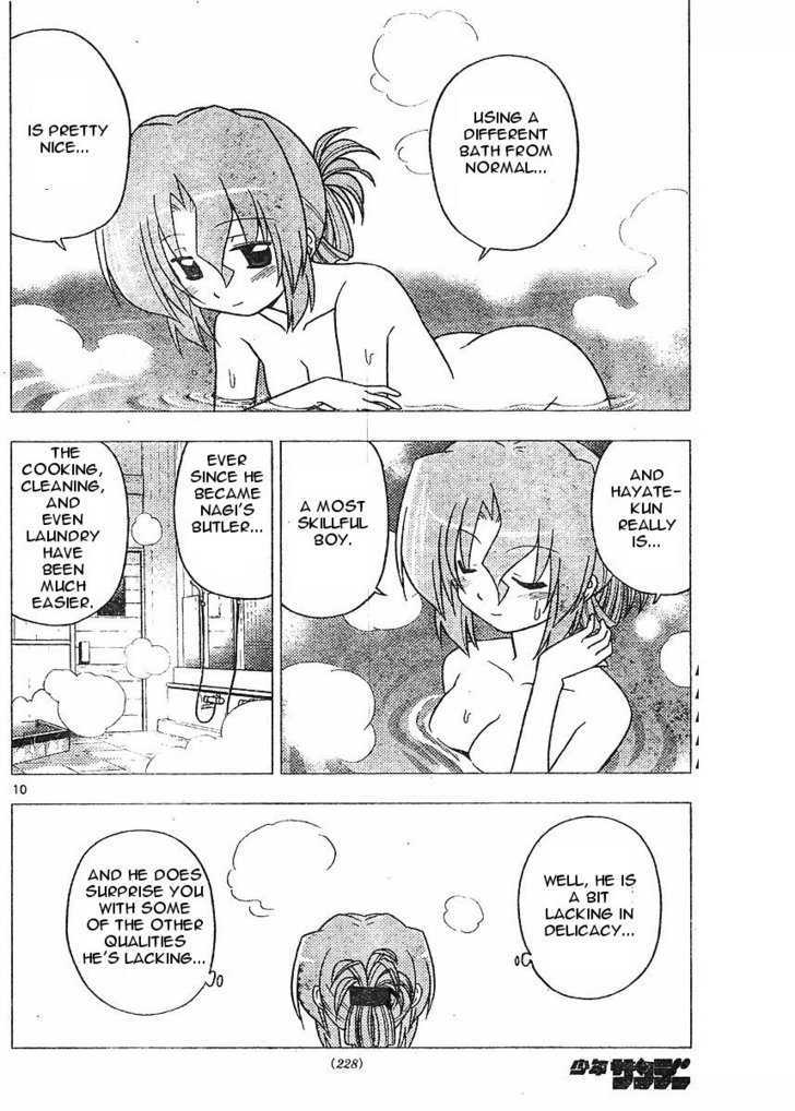 Hayate no Gotoku! Chapter 272 page 10 - Chapter 272 : Shonen Manga Romantic Comedies Often Have Incidents That Occur In The Bath!!
