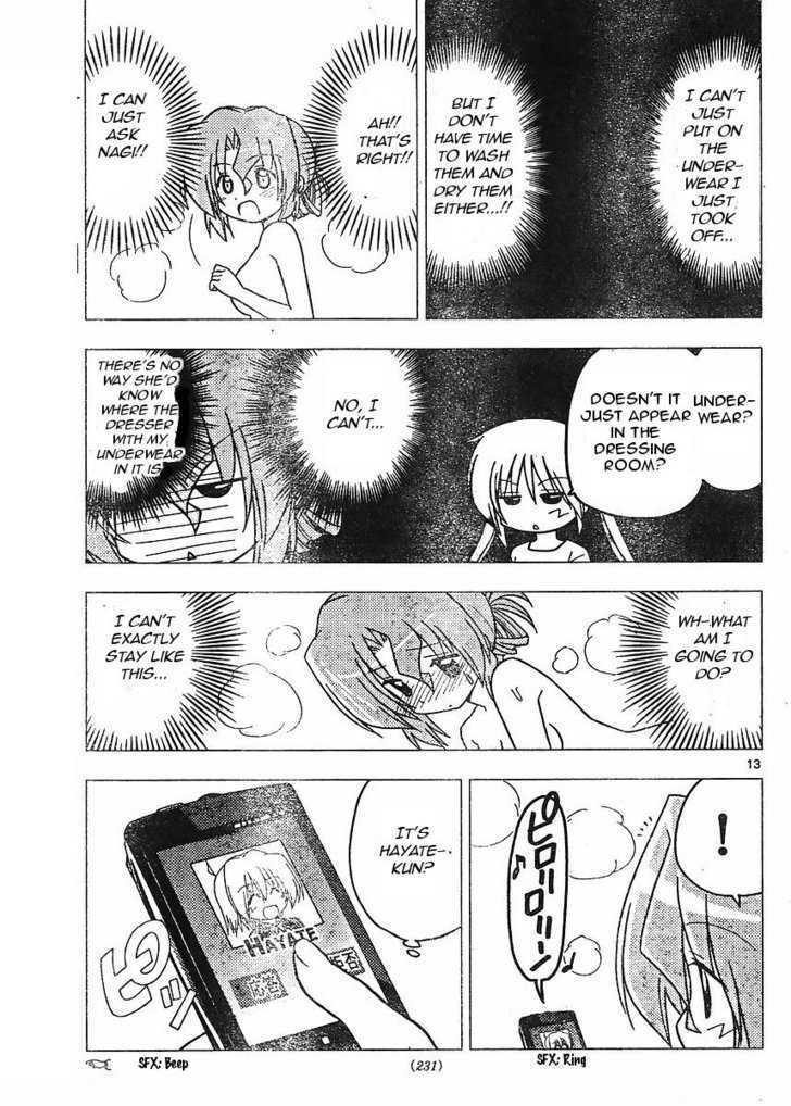 Hayate no Gotoku! Chapter 272 page 13 - Chapter 272 : Shonen Manga Romantic Comedies Often Have Incidents That Occur In The Bath!!
