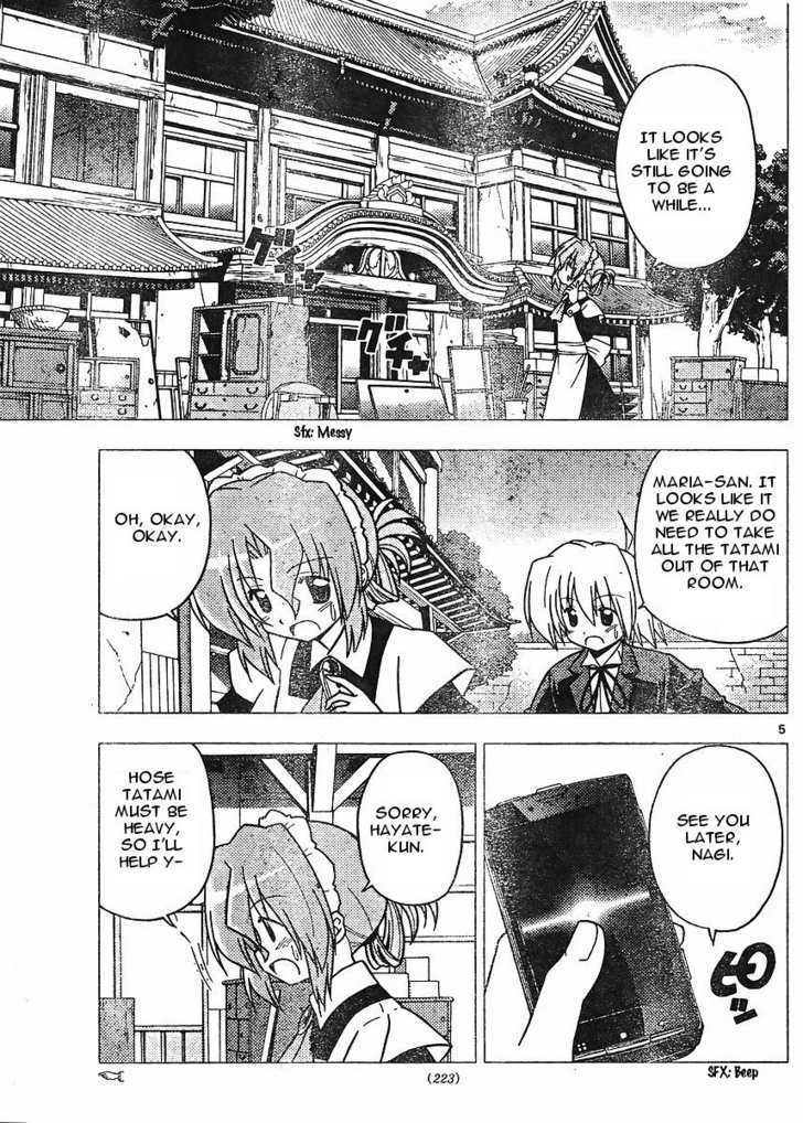 Hayate no Gotoku! Chapter 272 page 5 - Chapter 272 : Shonen Manga Romantic Comedies Often Have Incidents That Occur In The Bath!!