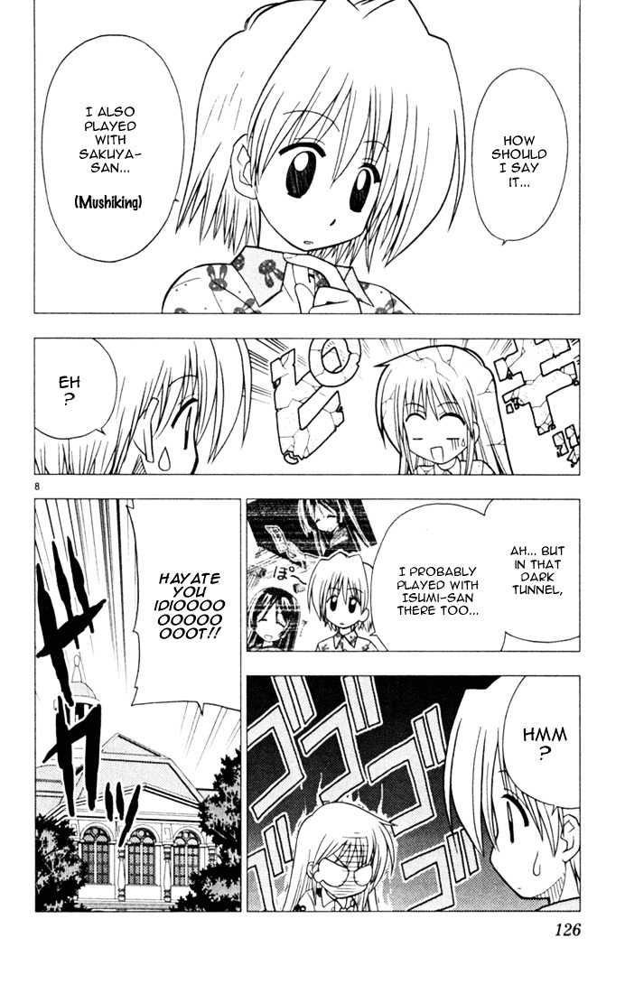 Hayate no Gotoku! Chapter 28 page 8 - Chapter 28 : I wanted to see Someone challenge the Super Shuffle