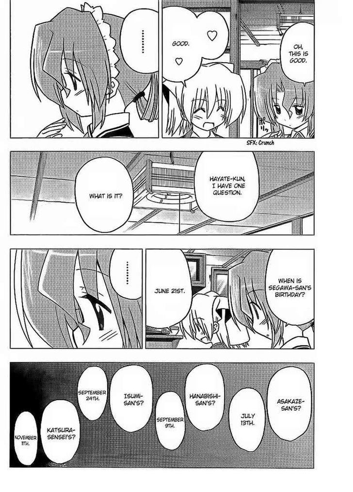 Hayate no Gotoku! Chapter 281 page 8 - Chapter 281 : My Birthday is October 19th. I'm a Libra