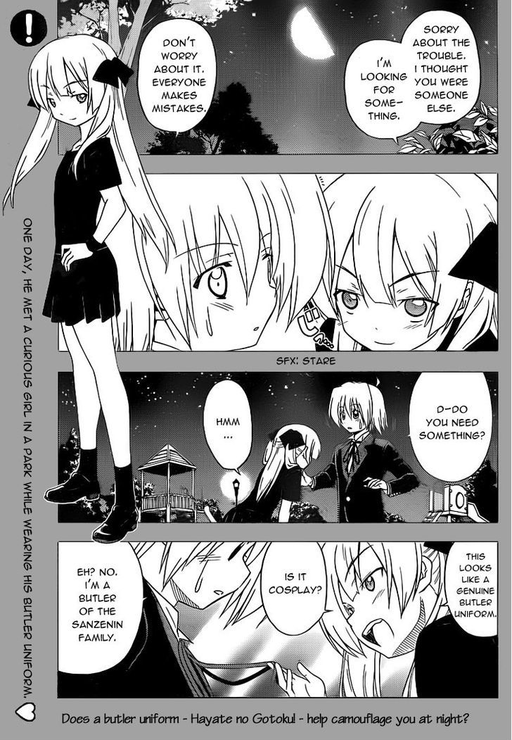 Hayate no Gotoku! Chapter 286 page 1 - Chapter 286 : She Has Come to Steal Something Precious of Mine