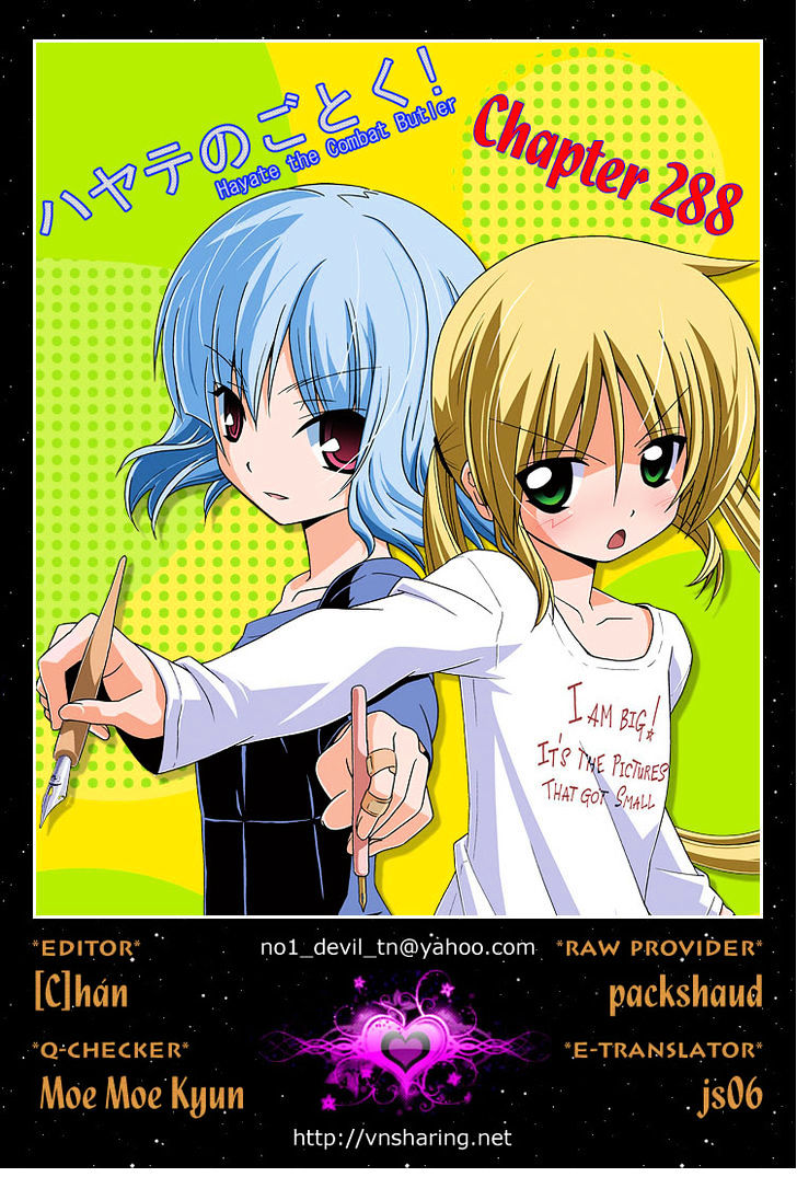 Hayate no Gotoku! Chapter 288 page 17 - Chapter 288 : Challenge at 13 Years Old