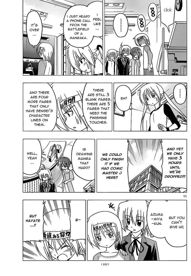 Hayate no Gotoku! Chapter 289 page 11 - Chapter 289 : I'd Like for You to Think That All Manga Artists Are Like This!