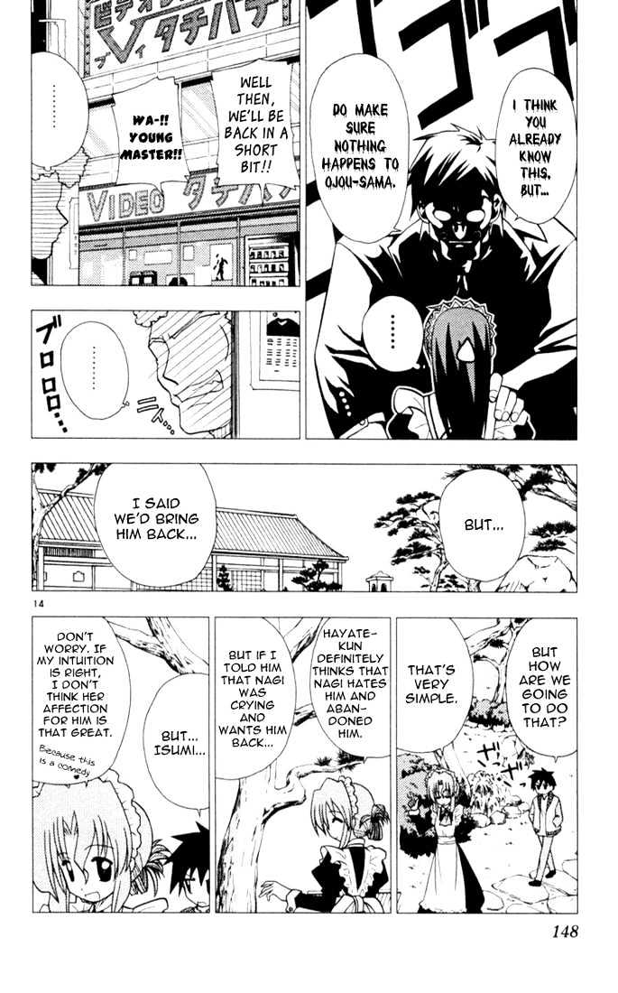 Hayate no Gotoku! Chapter 29 page 14 - Chapter 29 : When Ojou-Sama WasnÂ´t There