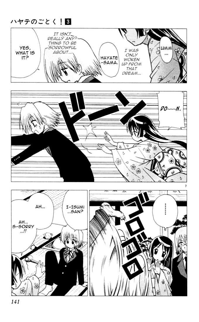 Hayate no Gotoku! Chapter 29 page 7 - Chapter 29 : When Ojou-Sama WasnÂ´t There