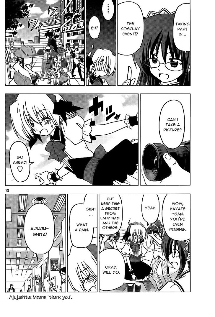 Hayate no Gotoku! Chapter 293 page 12 - Chapter 293 : chAngE