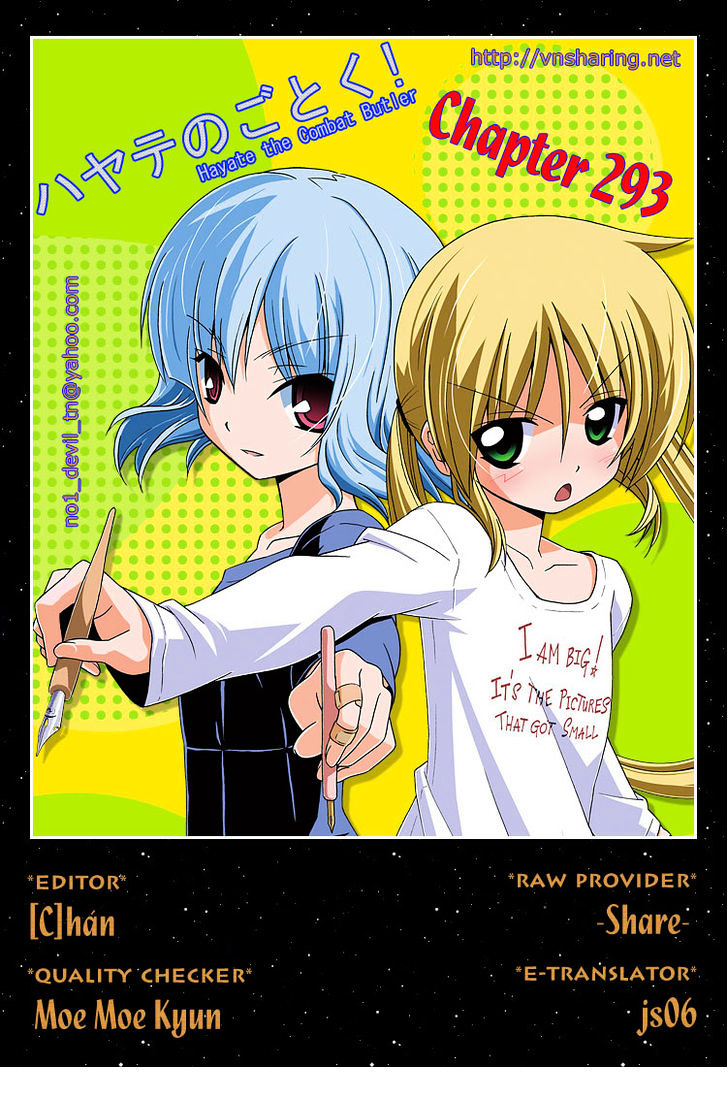 Hayate no Gotoku! Chapter 293 page 17 - Chapter 293 : chAngE