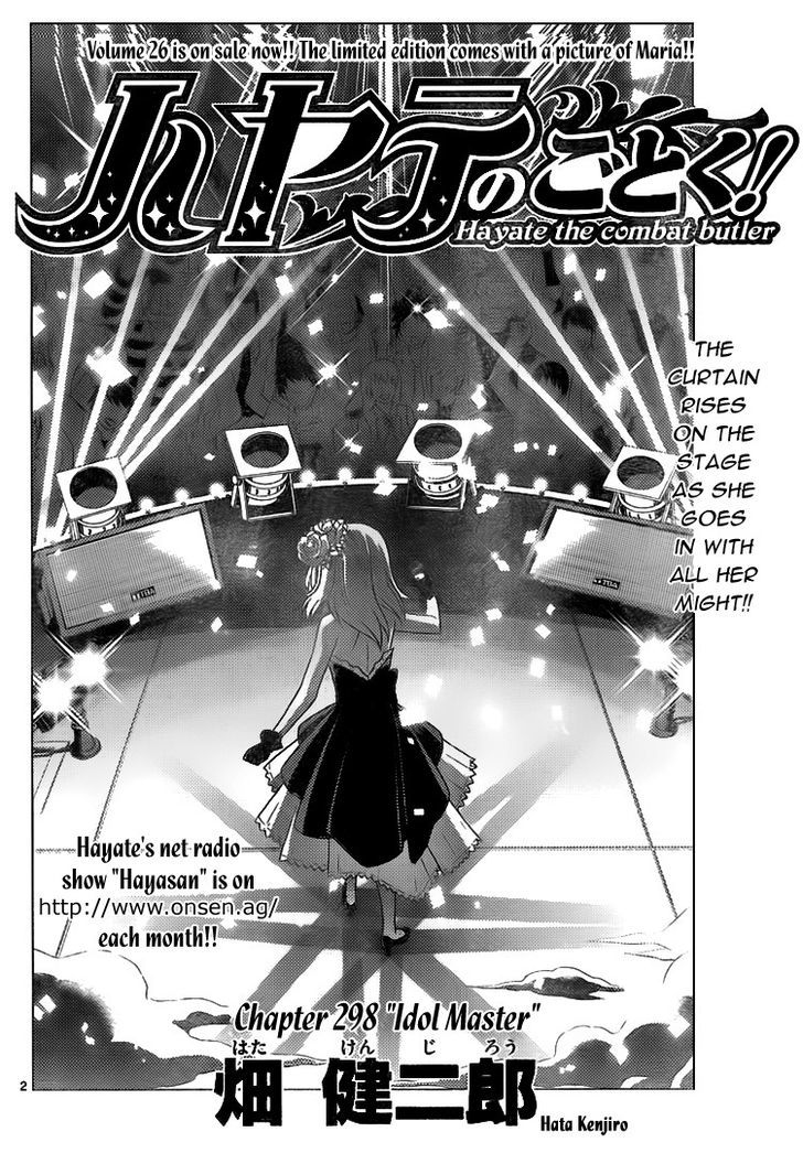 Hayate no Gotoku! Chapter 298 page 2 - Chapter 298 : Idol Master?