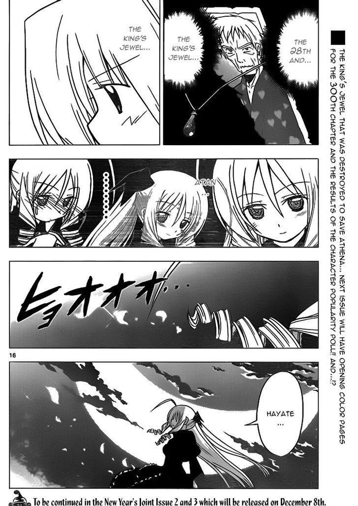 Hayate no Gotoku! Chapter 299 page 16 - Chapter 299 : Don't Stop! Dreamer on the Road!