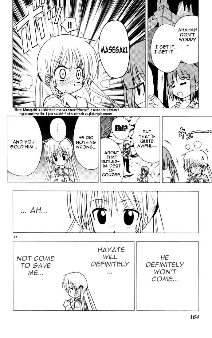 Hayate no Gotoku! Chapter 30 page 14 - Chapter 30 : Wavering Hearts