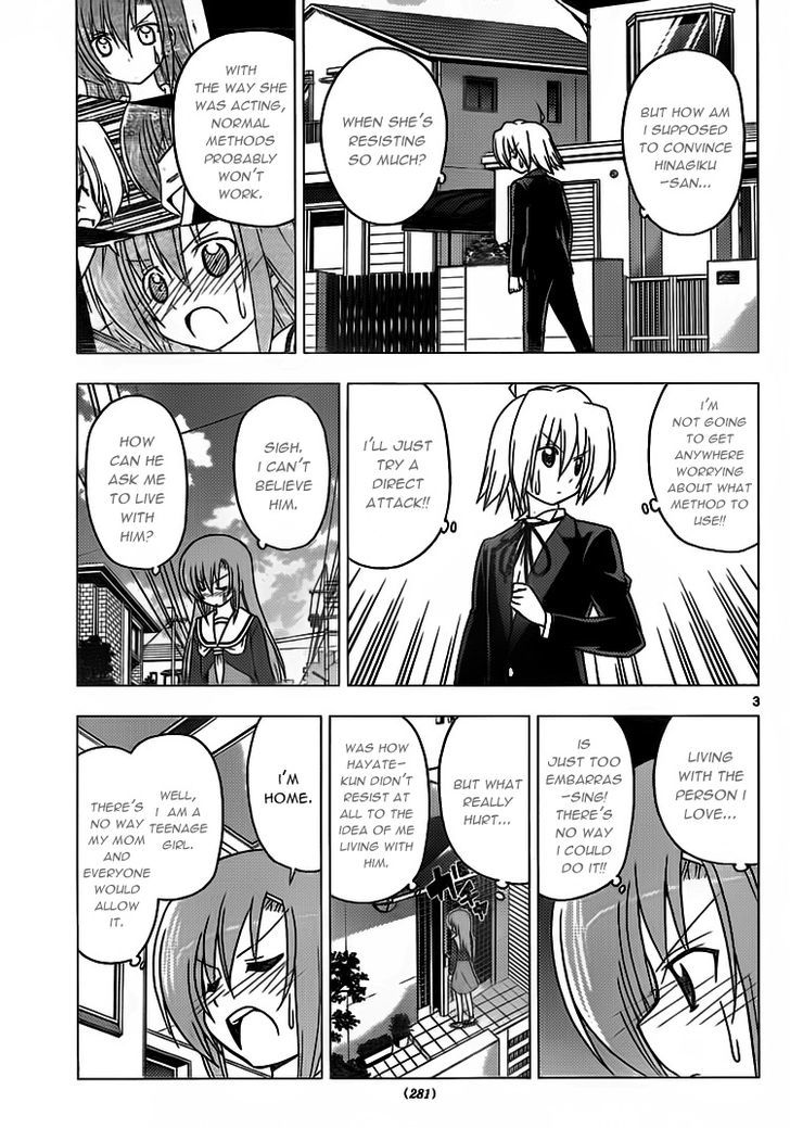 Hayate no Gotoku! Chapter 302 page 3 - Chapter 302 : Come to My Place?