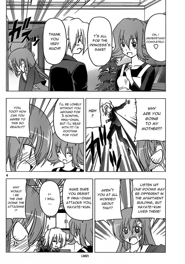 Hayate no Gotoku! Chapter 302 page 4 - Chapter 302 : Come to My Place?