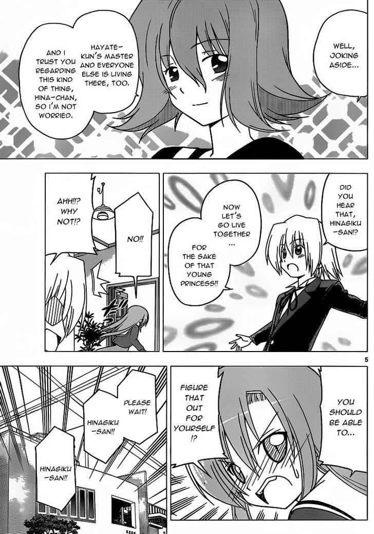 Hayate no Gotoku! Chapter 302 page 5 - Chapter 302 : Come to My Place?