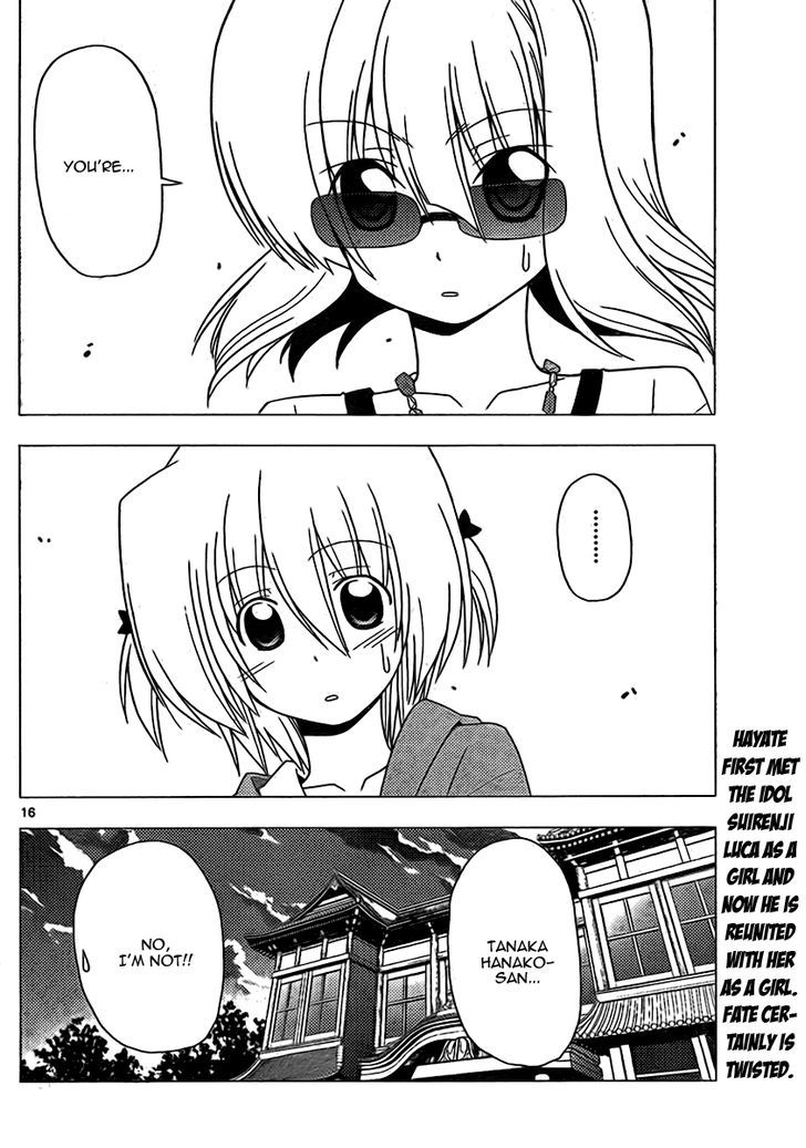 Hayate no Gotoku! Chapter 311 page 16 - Chapter 311 : Nobody Wanted to Lie Initially