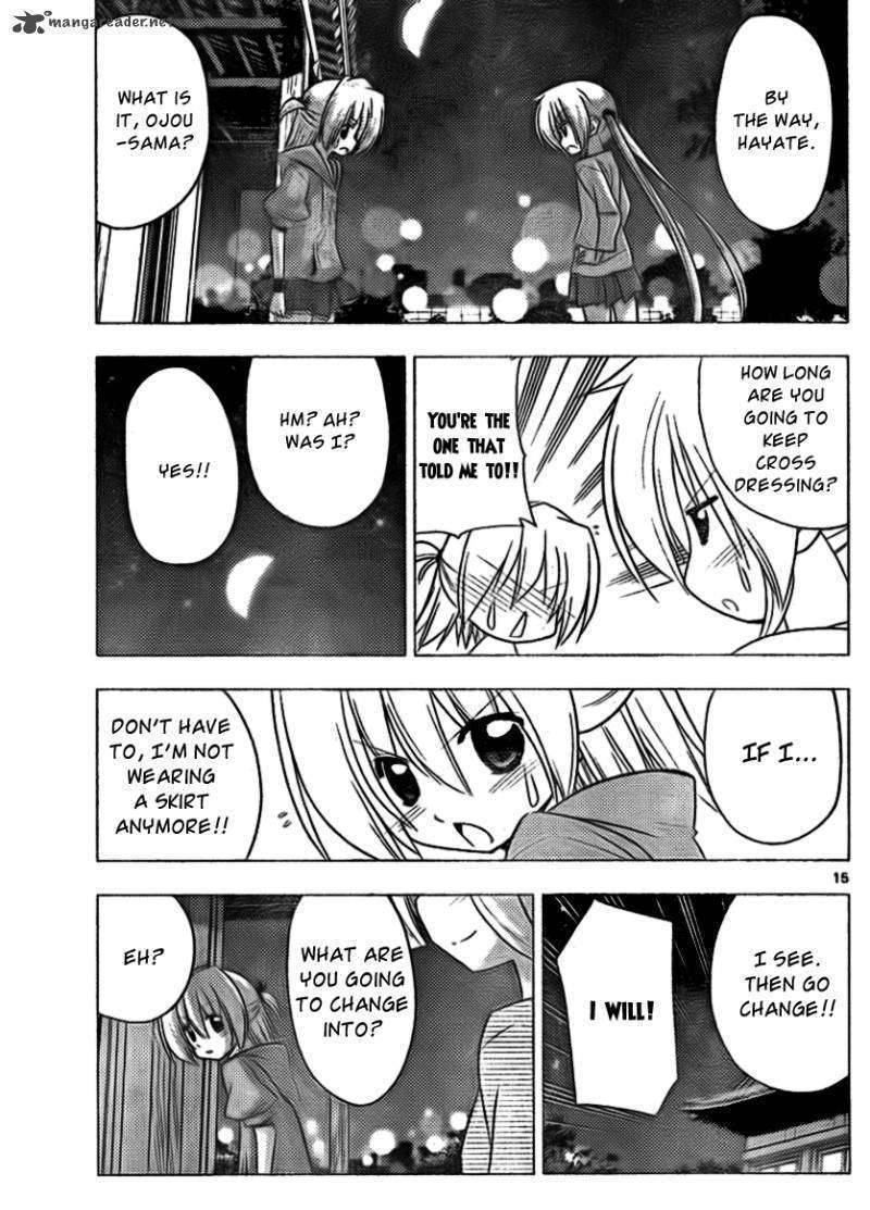 Hayate no Gotoku! Chapter 313 page 15 - Chapter 313 : It's Not That I Wanted to Fool Her. When I Think about Her, It Ma...
