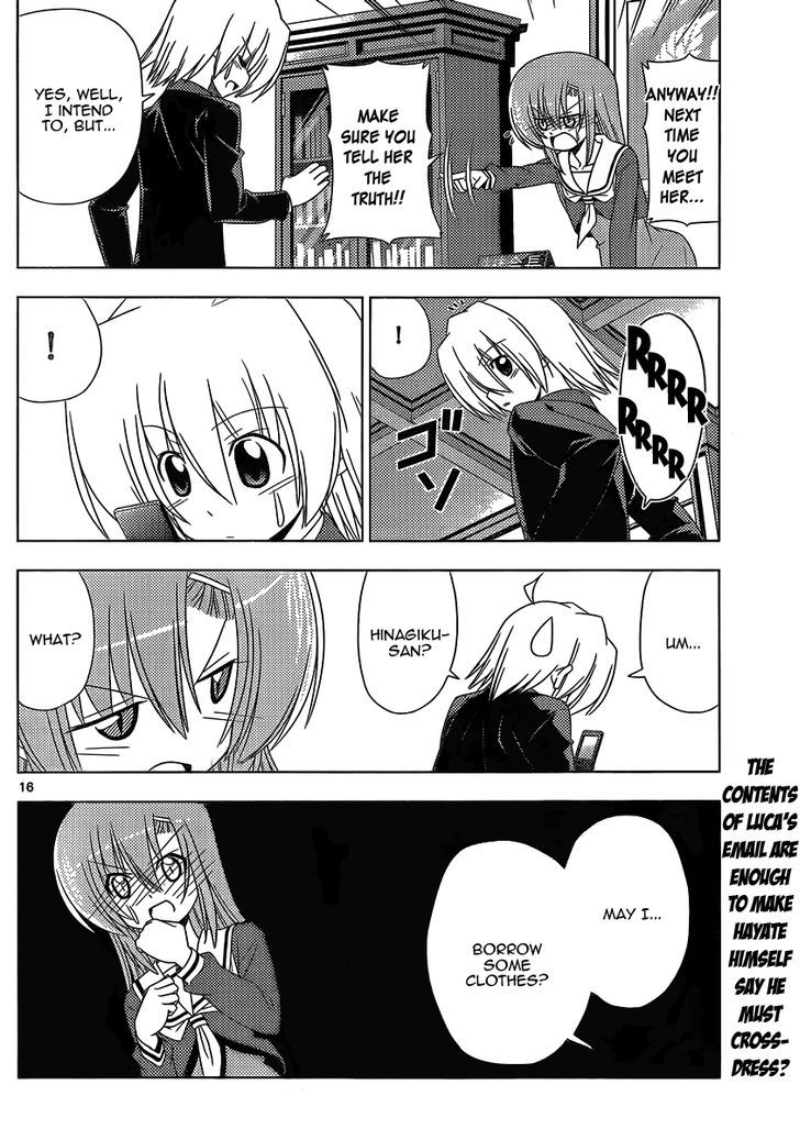Hayate no Gotoku! Chapter 319 page 16 - Chapter 319 : Crappy Adviser