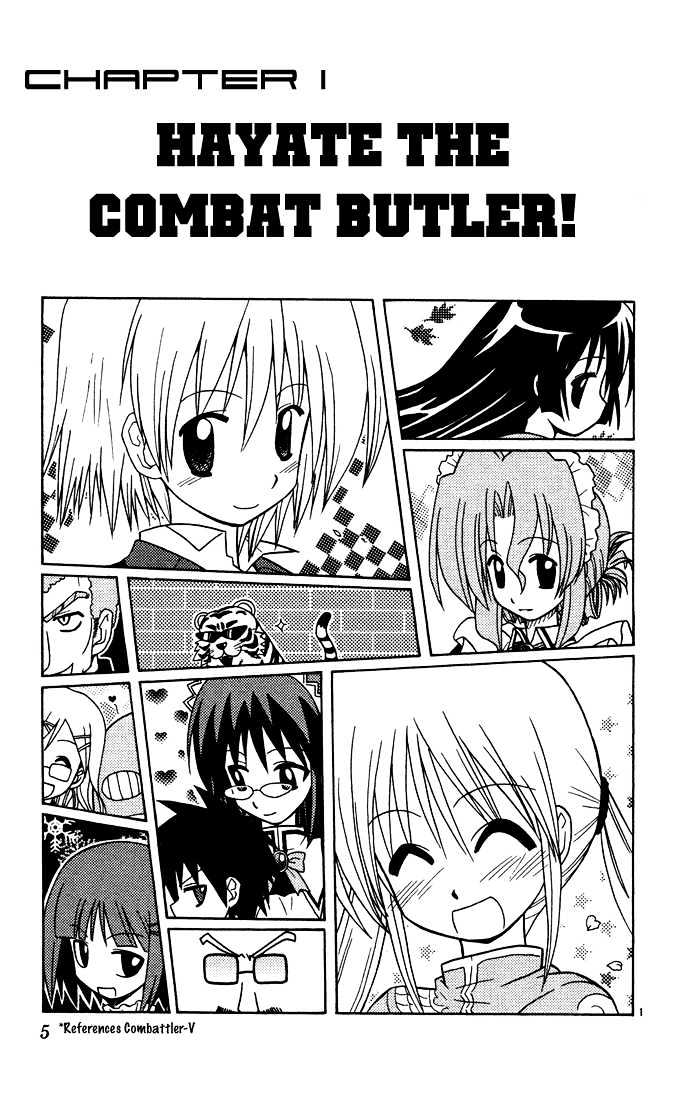 Hayate no Gotoku! Chapter 32 page 4 - Chapter 32 : Hayate the Combat Butler!