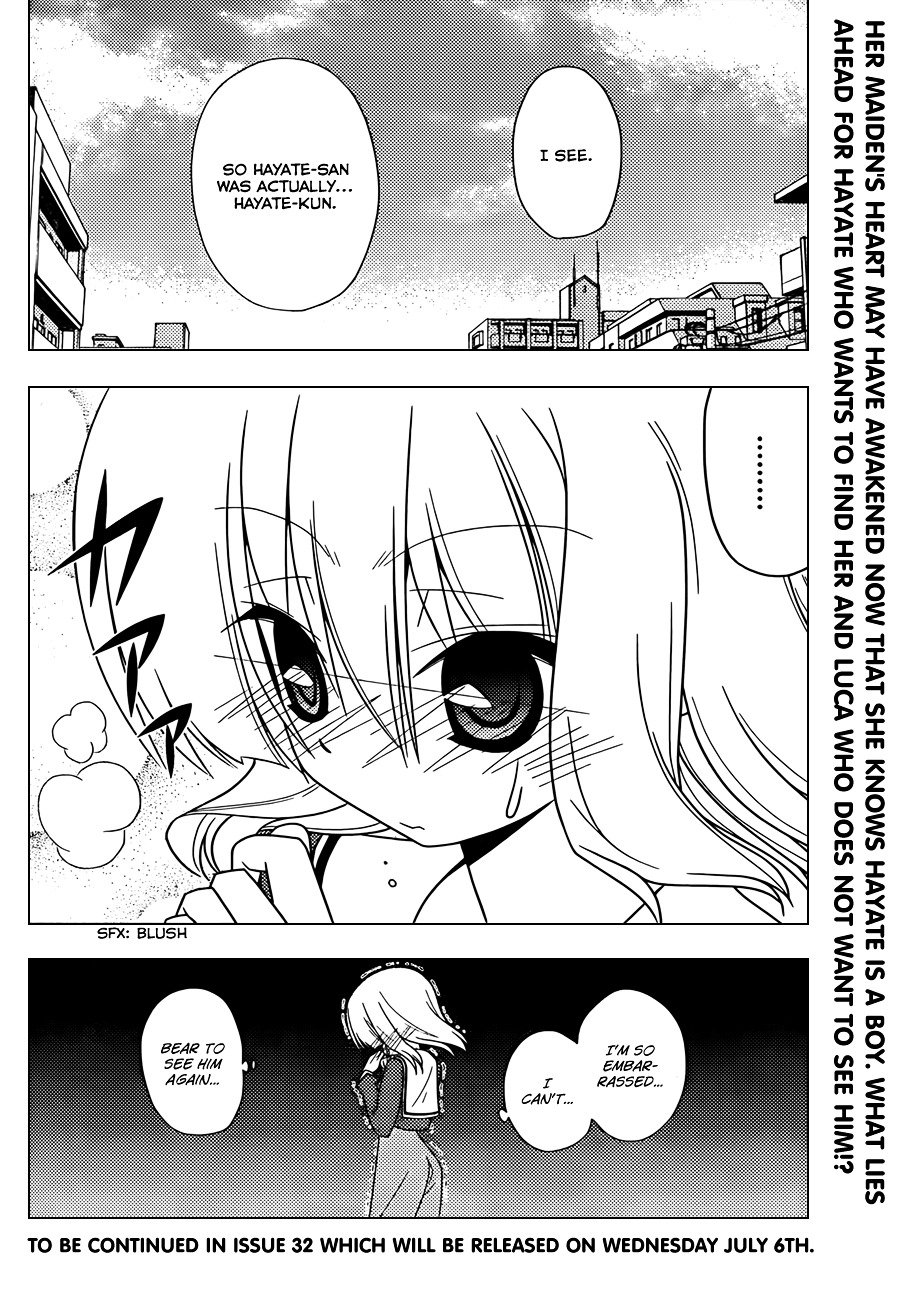 Hayate no Gotoku! Chapter 326 page 17 - Chapter 326 : "After Having Done It", He Wasn't Able To Take The Initiat...