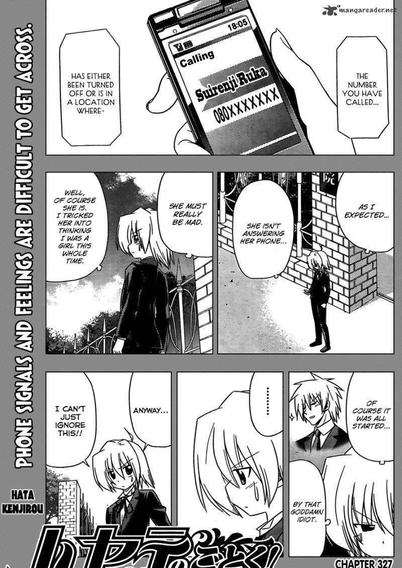 Hayate no Gotoku! Chapter 327 page 2 - Chapter 327 : Goodbye Happiness