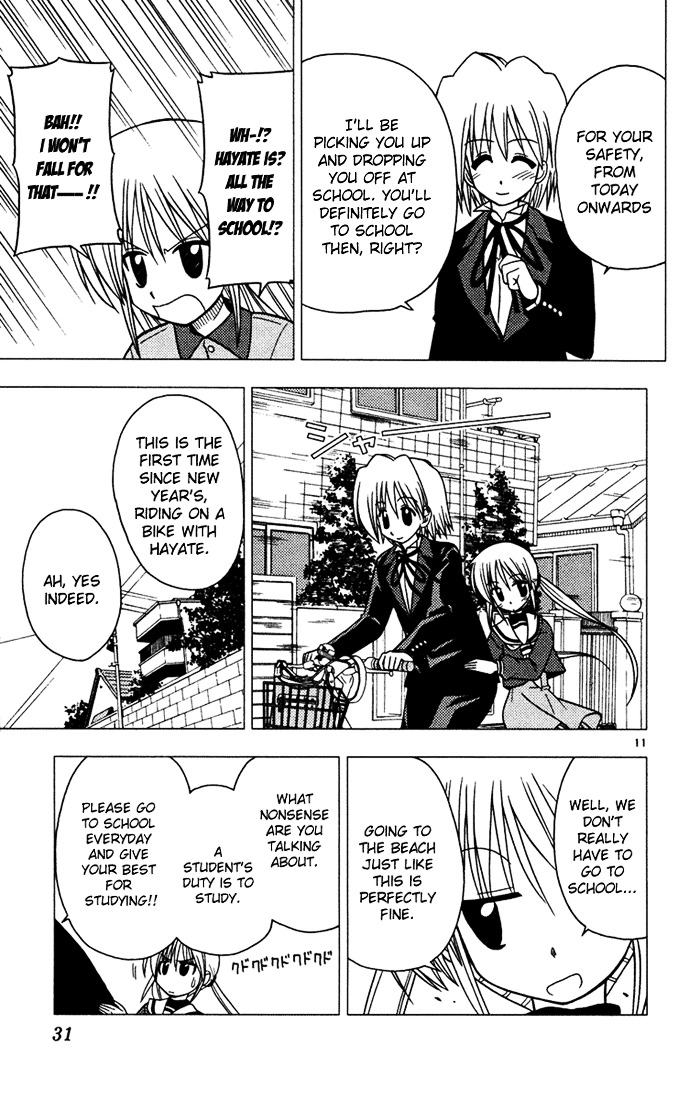 Hayate no Gotoku! Chapter 33 page 11 - Chapter 33 : If this was an anime, the opening theme would have changed!