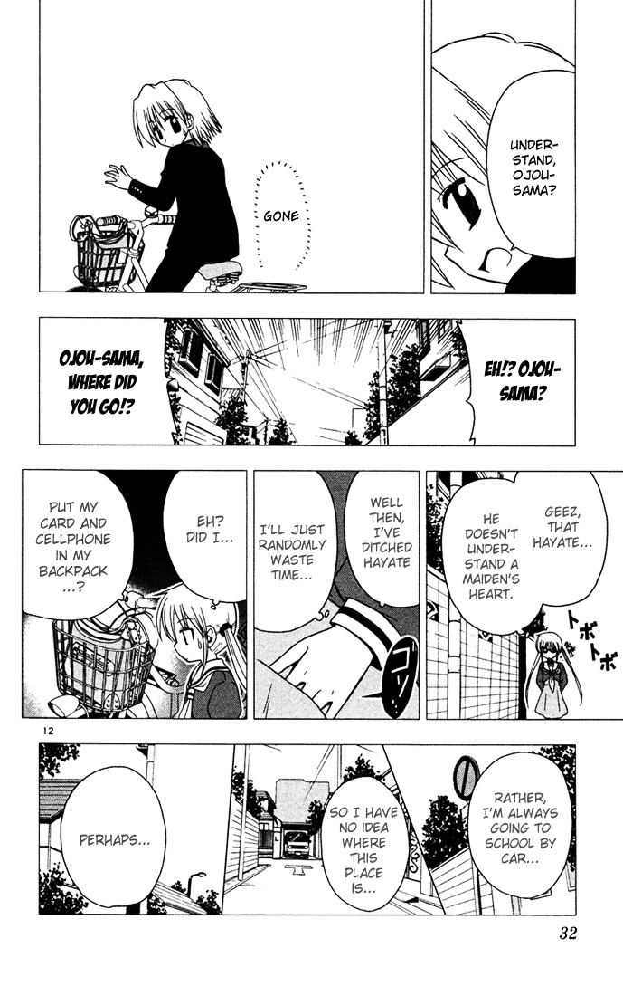 Hayate no Gotoku! Chapter 33 page 12 - Chapter 33 : If this was an anime, the opening theme would have changed!