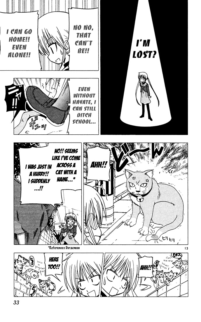 Hayate no Gotoku! Chapter 33 page 13 - Chapter 33 : If this was an anime, the opening theme would have changed!