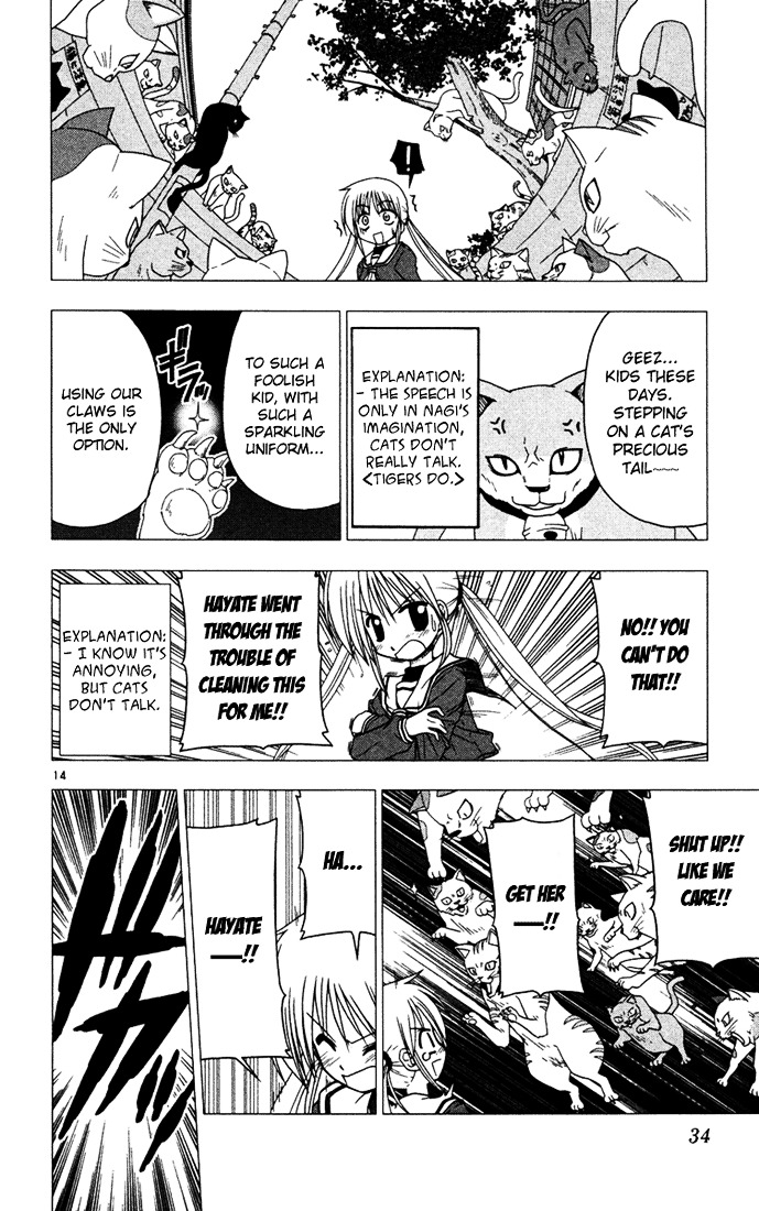 Hayate no Gotoku! Chapter 33 page 14 - Chapter 33 : If this was an anime, the opening theme would have changed!