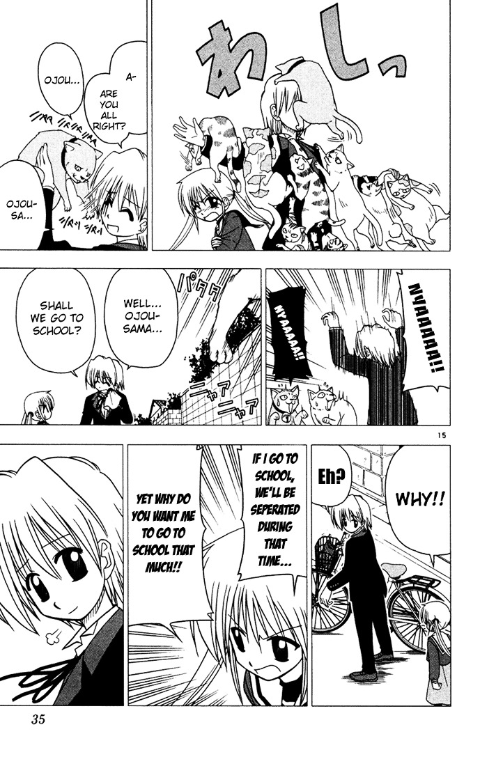 Hayate no Gotoku! Chapter 33 page 15 - Chapter 33 : If this was an anime, the opening theme would have changed!