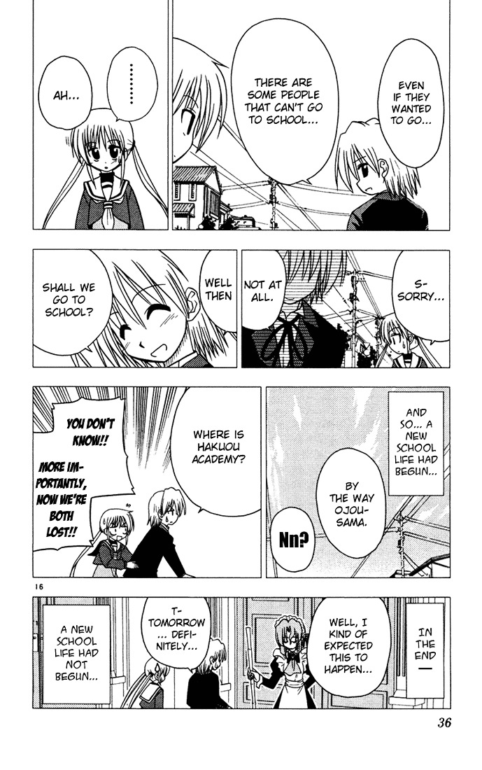 Hayate no Gotoku! Chapter 33 page 16 - Chapter 33 : If this was an anime, the opening theme would have changed!