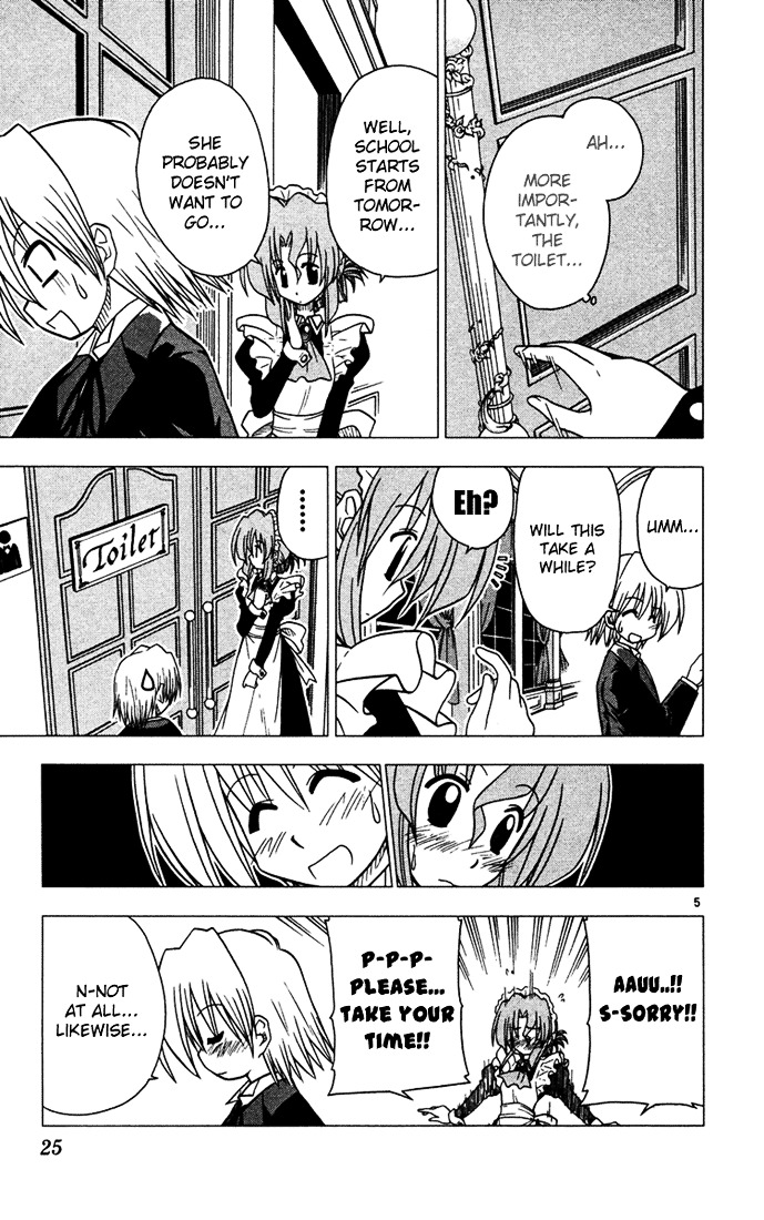 Hayate no Gotoku! Chapter 33 page 5 - Chapter 33 : If this was an anime, the opening theme would have changed!