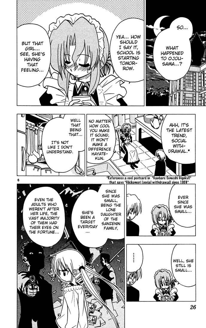 Hayate no Gotoku! Chapter 33 page 6 - Chapter 33 : If this was an anime, the opening theme would have changed!