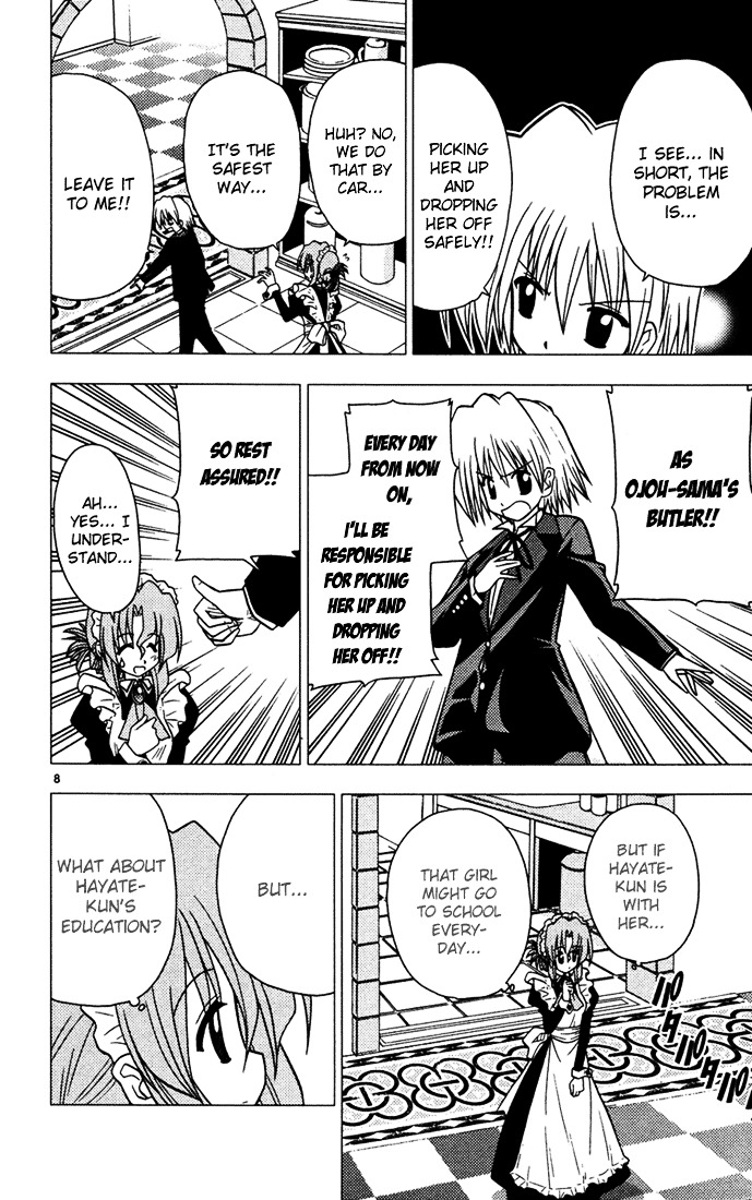 Hayate no Gotoku! Chapter 33 page 8 - Chapter 33 : If this was an anime, the opening theme would have changed!