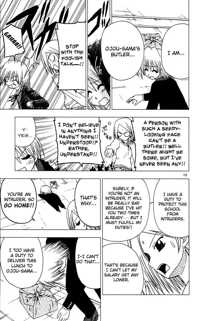 Hayate no Gotoku! Chapter 34 page 13 - Chapter 34 : If Sensei Told You to Die, You would Die wouldn't You!?