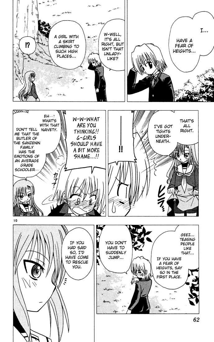 Hayate no Gotoku! Chapter 35 page 10 - Chapter 35 : It's Not Like Idiots, Smoke and Cats Like to Ascend to High Places