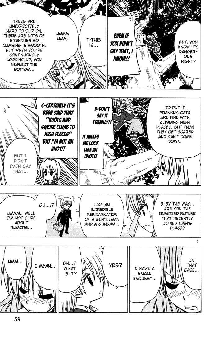 Hayate no Gotoku! Chapter 35 page 7 - Chapter 35 : It's Not Like Idiots, Smoke and Cats Like to Ascend to High Places