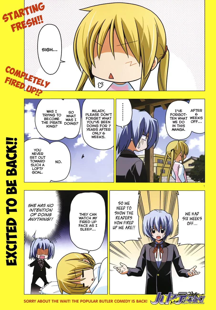 Hayate no Gotoku! Chapter 352 page 3 - Chapter 352 : Illness Begins in The Mind. That Means You Will Get Sick If You Neglect Your Mind?