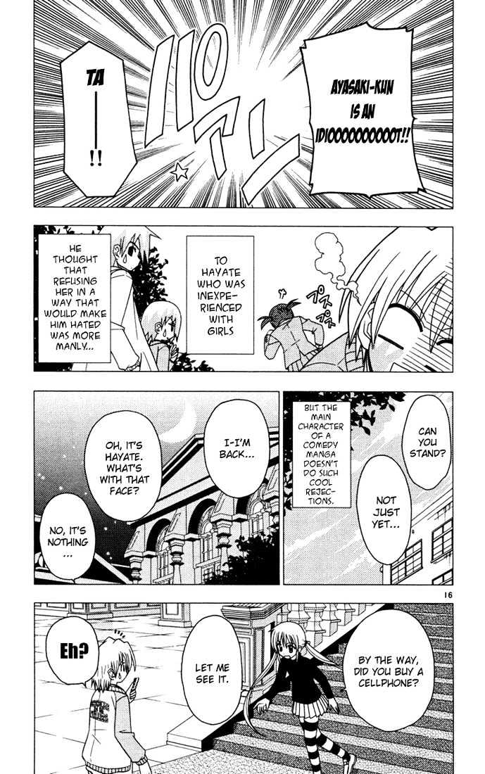 Hayate no Gotoku! Chapter 37 page 16 - Chapter 37 : In the Old Days, We Were Taught that Being a Space Detective IsnÂ´t all There Is to Youth!