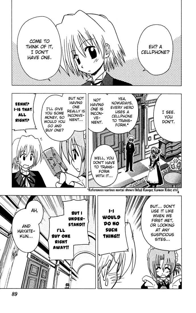 Hayate no Gotoku! Chapter 37 page 4 - Chapter 37 : In the Old Days, We Were Taught that Being a Space Detective IsnÂ´t all There Is to Youth!