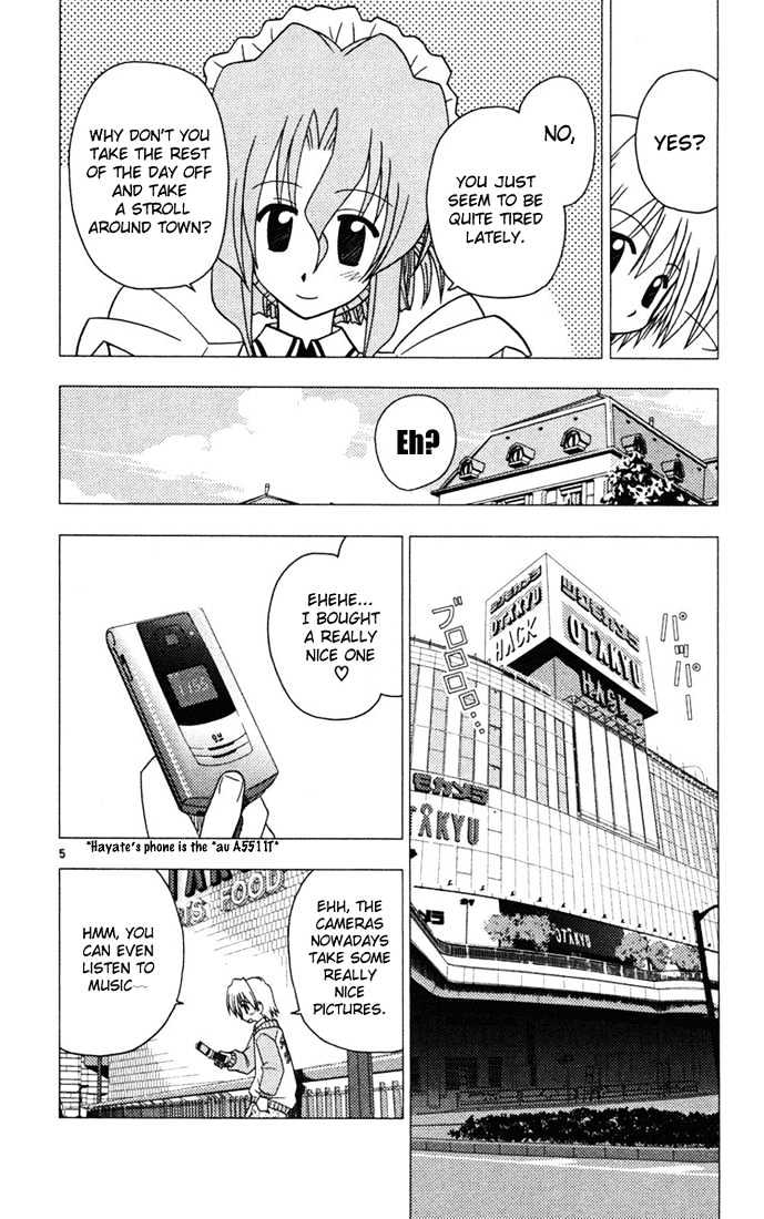 Hayate no Gotoku! Chapter 37 page 5 - Chapter 37 : In the Old Days, We Were Taught that Being a Space Detective IsnÂ´t all There Is to Youth!