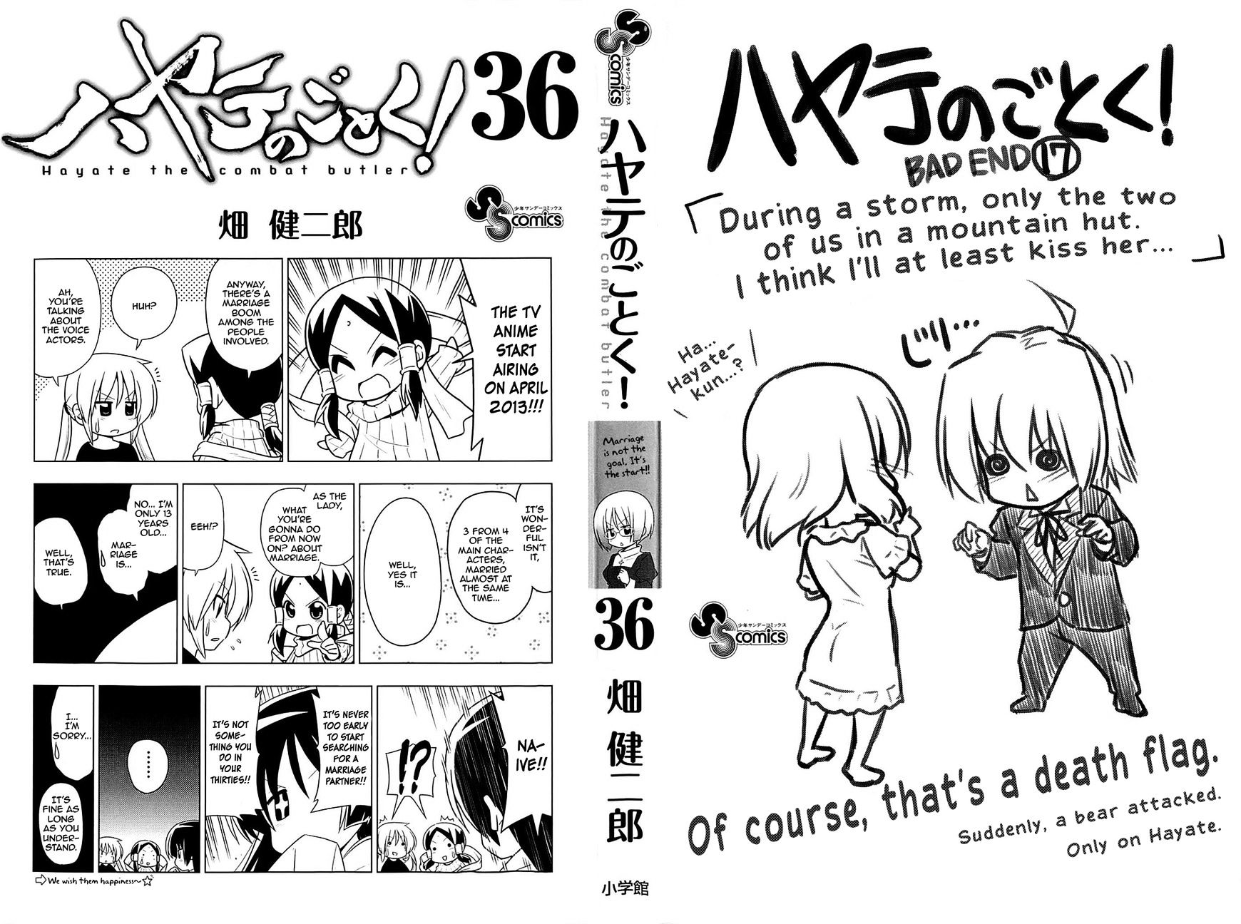 Hayate no Gotoku! Chapter 393.5 page 3 - Chapter 393.5 : Vol.36 Omake