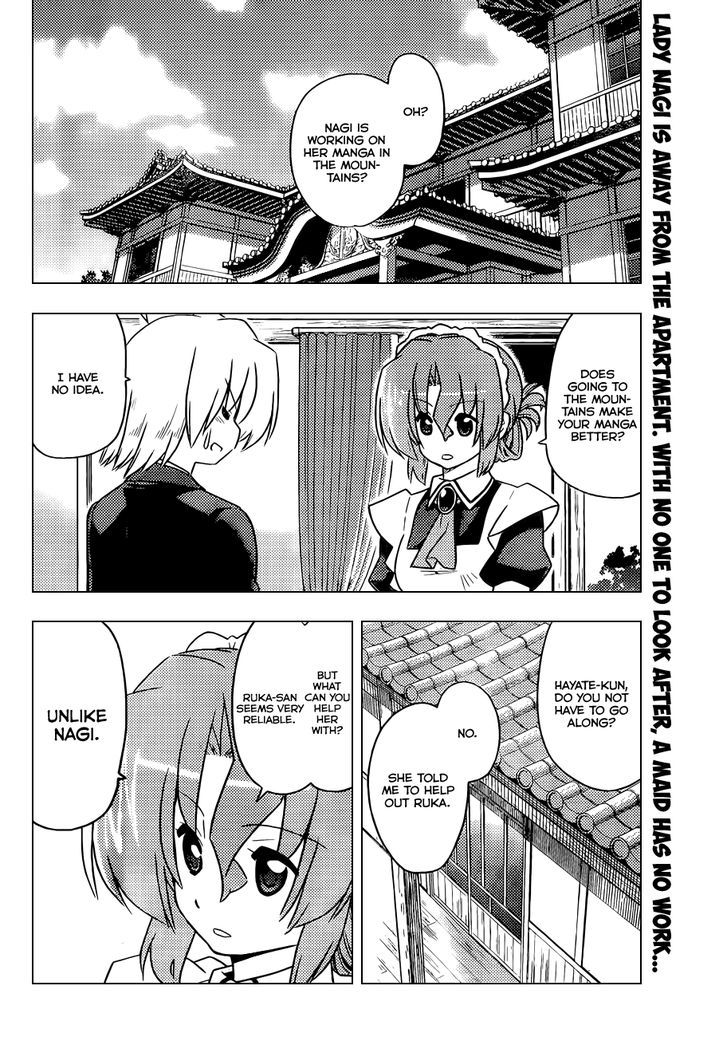 Hayate no Gotoku! Chapter 395 page 3 - Chapter 395 : I am not bored. I have plenty to do. Like take care of the cat