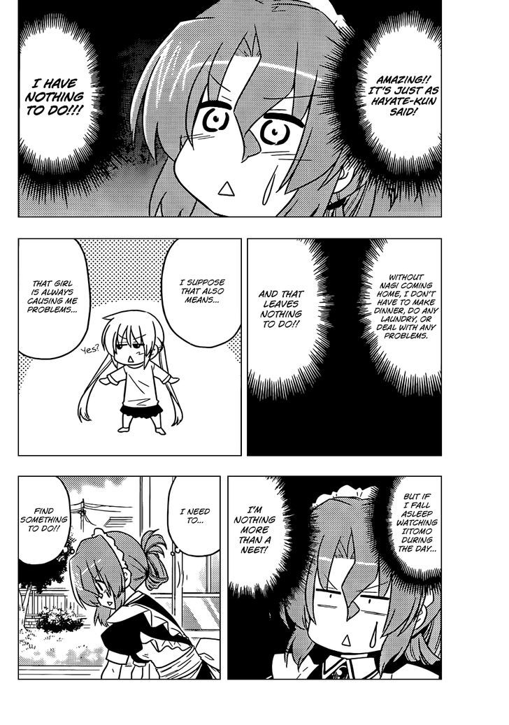 Hayate no Gotoku! Chapter 395 page 9 - Chapter 395 : I am not bored. I have plenty to do. Like take care of the cat