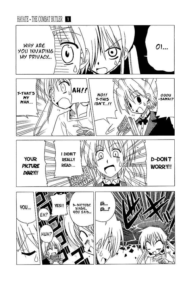 Hayate no Gotoku! Chapter 4 page 19 - Chapter 4 : Nagi Sanzenin and Her Secret Room