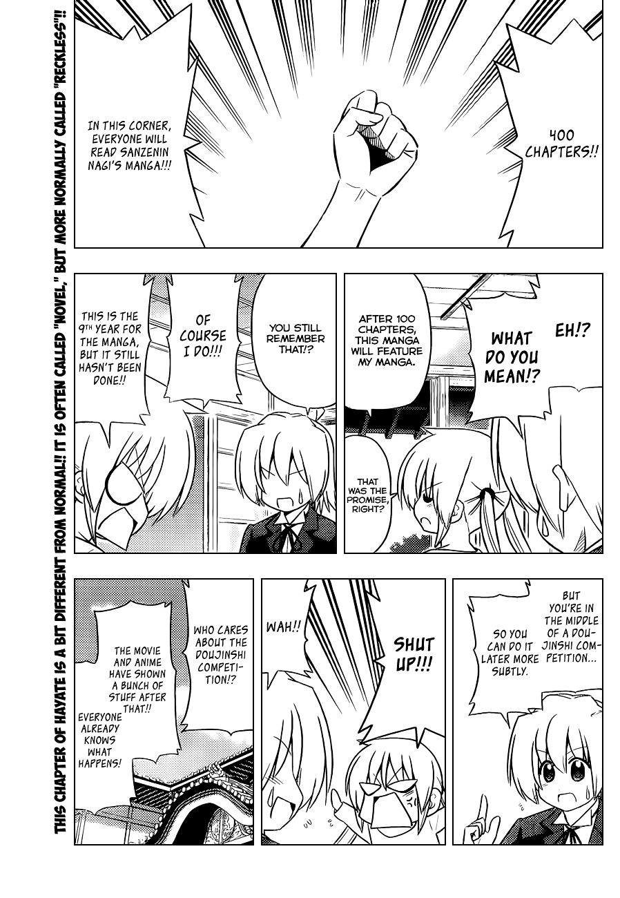 Hayate no Gotoku! Chapter 400 page 5 - Chapter 400 : Kyoto and Ise - Conclusion (Night 3): This is supposed to be Night 3...