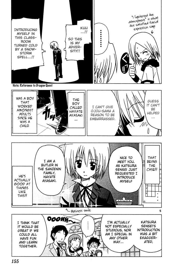 Hayate no Gotoku! Chapter 41 page 5 - Chapter 41 : Samurai, Bushido, Van Damme on the Move.