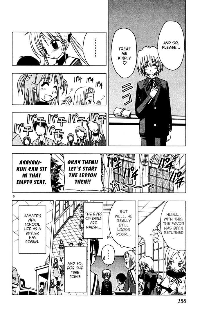 Hayate no Gotoku! Chapter 41 page 6 - Chapter 41 : Samurai, Bushido, Van Damme on the Move.